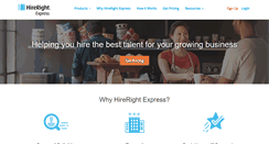 Desktop Screenshot of hirerightexpress.com